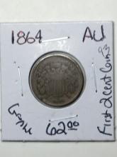 1864 2 Cent Copper