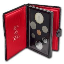 1977 Royal Canadian Mint Proof Double Dollar Set, 7 Coins Total Brilliant Uncirculated