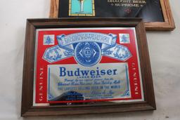 Pabst  Andeker Sign, Budweiser Sign
