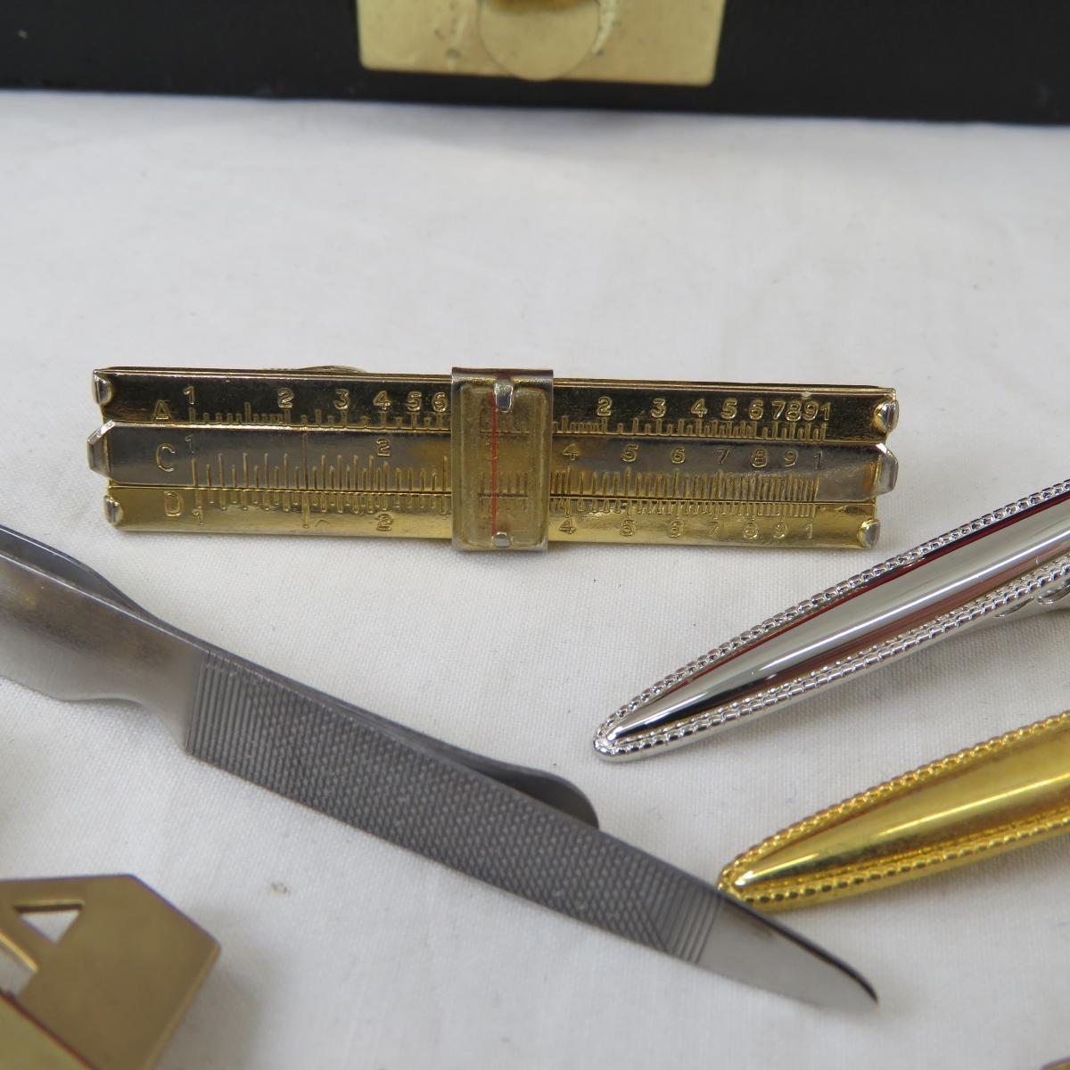 Rings, Cufflinks, Tie Pins and Bars & More in Case