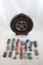 Hot Wheels Rally Case with Redline Cars