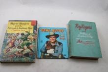 3 Western 1950's Books Roy Rogers, Gene Autry &