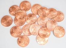 19 Indian Head  1/2oz Copper Rounds