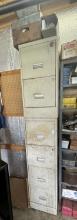 Metal File Cabinet w/Contents