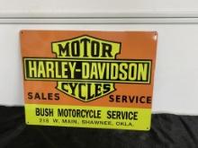 Harley Davidson SS steel  18x24