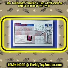 Cobra Commander "Creating G.I. Joe: A Real American Hero" Exclusive 17"x11" Print