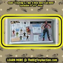 Duke "Creating G.I. Joe: A Real American Hero" Exclusive 17"x11" Print