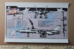 Skystriker Jet "Creating G.I. Joe: A Real American Hero" Exclusive 17"x11" Print