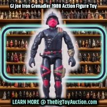 GI Joe Iron Grenadier 1988 Action Figure Toy