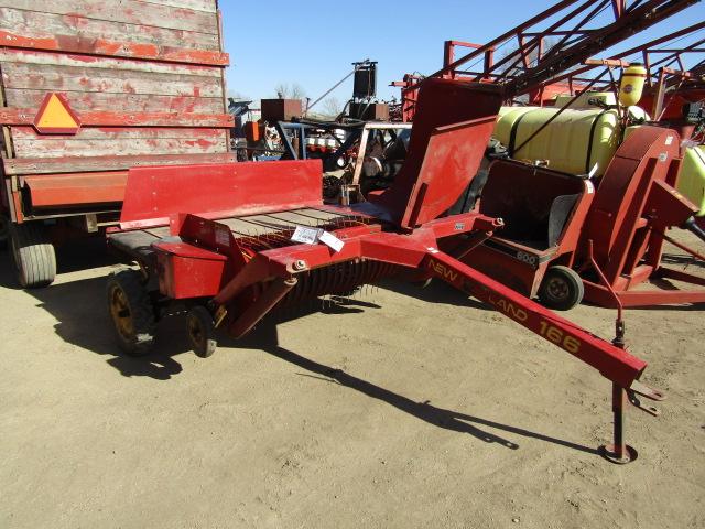 1743. 278-500. NEW HOLLAND 166 WINDROW INVERTER, TAX / SIGN ST3
