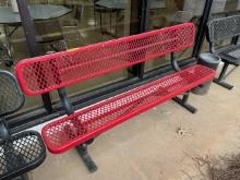Outdoor 6' Bench - Red