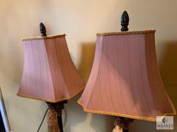 Pair of Lamps with Shades