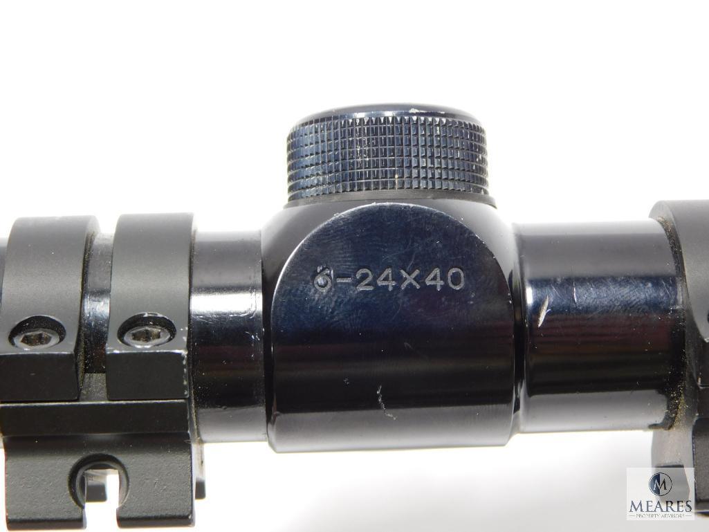 Tasco 6-24x40mm Rifle Scope with Rings