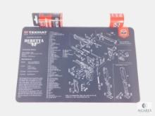 New TEKMAT 11x17 Beretta 92 Schematic Gun Cleaning Mat