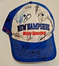 2013 Loudon NASCAR Multi Sign-ed 28x Auto Hat Cap 1/1 Danica Gordon Dale Race Field Team Stars