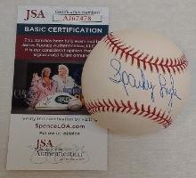 Sparky Lyle Autographed Signed ROMLB Baseball JSA COA Yankees Red Sox Phillies MLB