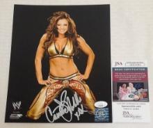 Candice Michelle Autographed Signed JSA 8x10 Photo WWF WWE NXT Divas Photofile Sexy