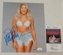 Autographed Signed 8x10 Photo WWF WWE JSA AEW Divas Barbie Sexy Wrestling