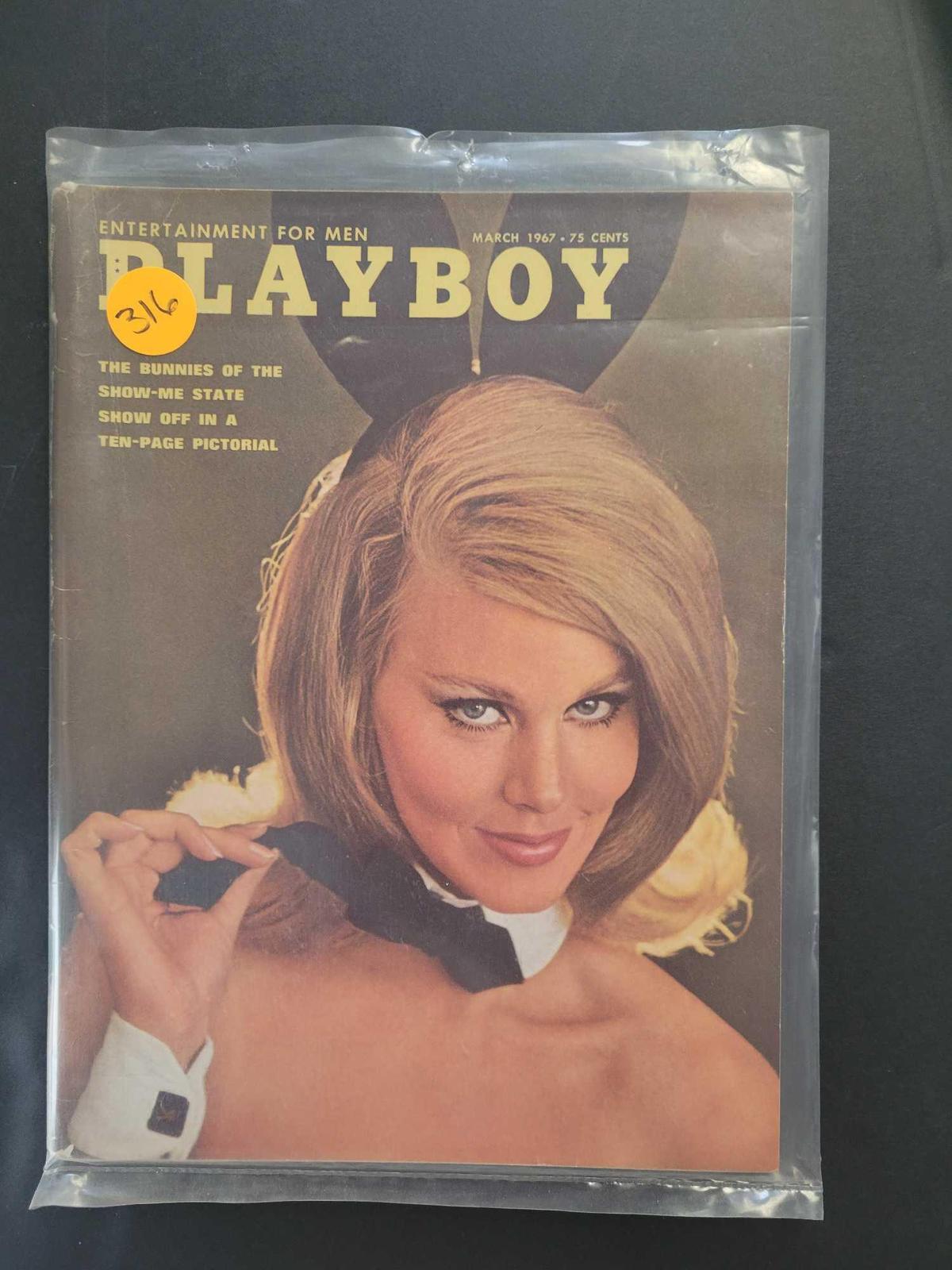 ADULTS ONLY! Vintage Playboy March 1967 $1 STS