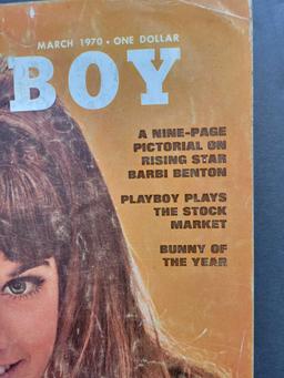 ADULTS ONLY! Vintage Playboy March1970 $1 STS