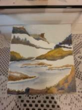 Vintage Oil Base Painting $1 STS
