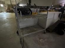 2) WIRE ROLLING CARTS