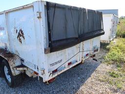 2016 U-Dump 14', 83 x 14 Dump Trailer, Tandem Axle, Swing Gate Cover, VIN 43ZDN24B9G0006313, Unit #
