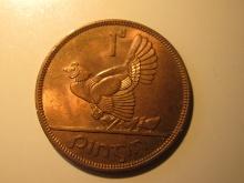 Foreign Coins:  1968 Ireland 1 Penny