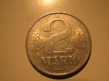Foreign Coins: 1978 East Germany 2 mark