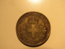 Foreign Coins: 1919 Italy 20 Centimos