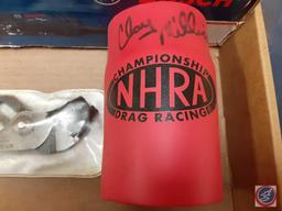 Channel Locks, Bosch Electric Finecut Power Hand Saw - 1640VS, NHRA Drag Racing Koozi signed by Clay