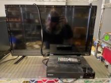 24" Onn Roku TV Model #100012590 (Missing Remote) and Sony DVD Player