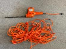 Black and Decker Trimmer and Extension Cord