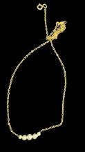 14 Kt. Yellow Gold Add A Bead Pearl Necklace--