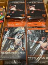 box of brand new resistance bands