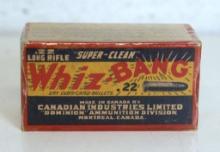 Full Vintage Box C-I-L Whiz-Bang .22 LR Cartridges Ammunition...