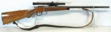 J.G. Anschutz .22 LR Double Set Trigger Single Shot Bolt Action Rifle w/German Lisenfeld...4x15 Scop