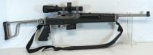 Ruger Mini-14 Ranch 7.62x39 Semi-Auto Rifle w/Folding Paratrooper Style Stock, BSA Scope Lightly