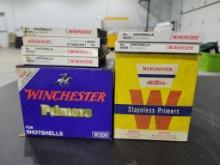 Shot Shell Primers This lot features shot shell primers, all Winchester brand, total of 2600 primers