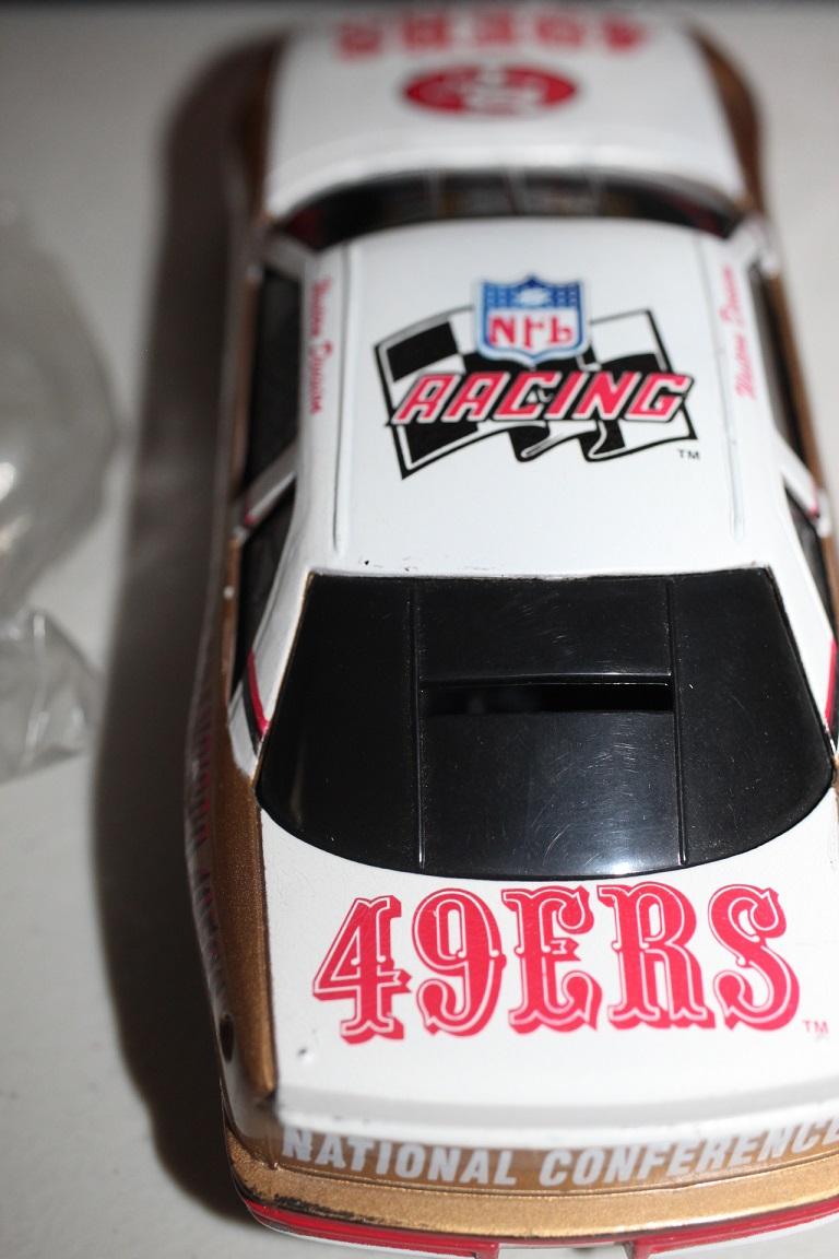 San Francisco 49ers Die Cast NFL Racing Coin Bank With Lock, 1/24 Scale, Racing Champions