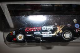 John Force Castrol GTX, 10X Champion, 2001 Mustang Funny Car, 1:64 Scale