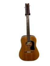 Washburn Dreadnought 12 String Blonde in Black Acoustic Guitar with Case