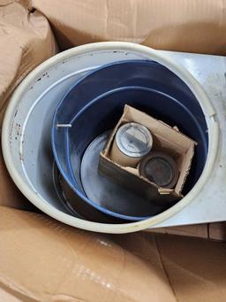 Unused Compost Toilet With Pine Oil & Bucket