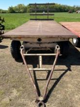 8.5x21 Flatbed wagon