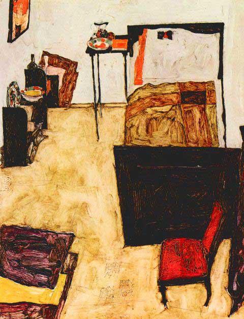 Egon Schiele - Schiele s Living Room In Neulengbach