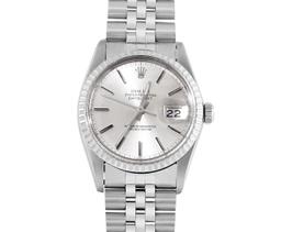Rolex Mens 36MM Stainless Steel Silver Index Dial Datejust With Rolex Box