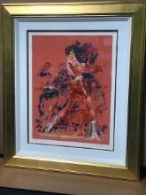 "Red Boxers" by LeRoy Neiman (1921-2012)