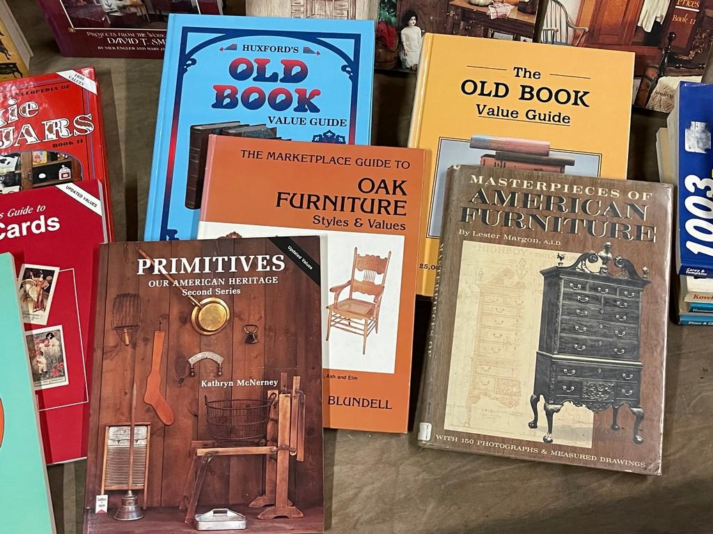 Box Lot Of 24 Antique Reference & Price Guides