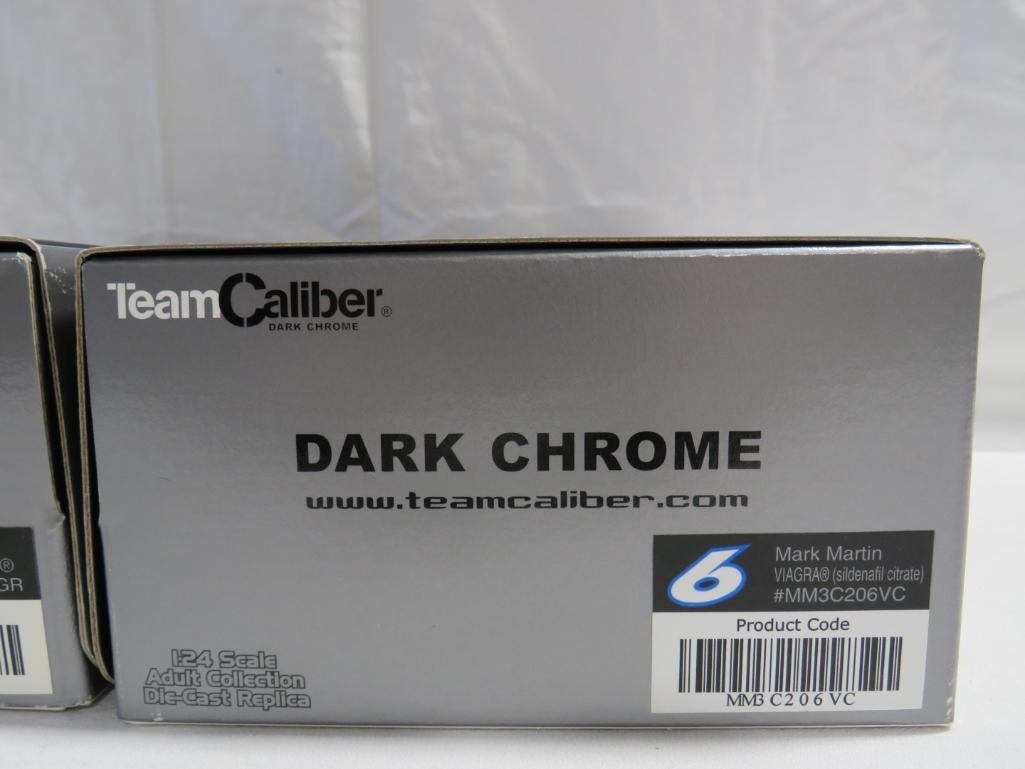 (2) Team Caliber Dark Chrome Edition Collectables