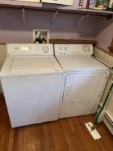 Frigidaire Top Load Washer & GE Select Electric Dryer